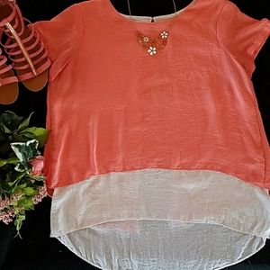 Peach shirt
